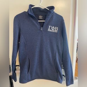 Gamma Phi Beta Quarter Zip - Navy